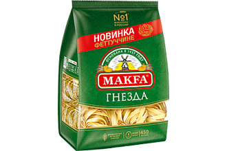 Макаронные изделия Феттуччине гнезда 250 гр Макфа