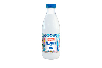 Молоко Бабулины продукты 2,5% РЕТ-бутылка 0,94 кг.