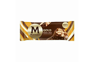 Мороженое Магнат Слив. GOLD Крем-Чиз сол.карамель 70гр.