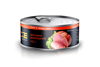 Ветчина из свинины One Shop ж/б ключ 325 г. 