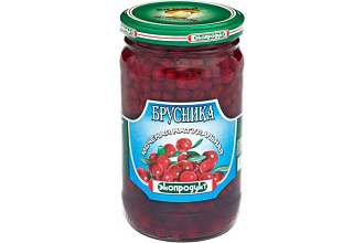 Брусника моченая натуральная Экопродукт 340гр