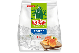 Творог рассыпчатый 5% 350 гр Чабан