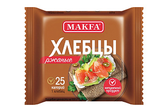 Хлебцы «Ржаные» хруст/запеч 20*60 гр Макфа