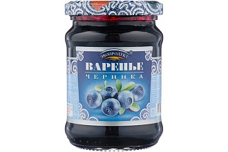 Варенье десертное Черника Экопродукт 325г