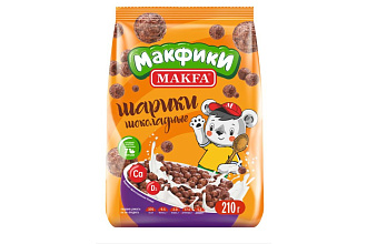 Фигурные шарики глазированные Макфики 210гр. Макфа