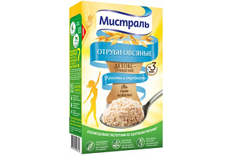 Отруби МИСТРАЛЬ Овсяные 400 г