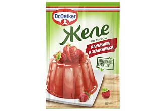 Желе со вкусом клубники и земляники 45гр. Dr.Bakers