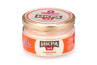 Икра с креветкой, 180гр С Бремор