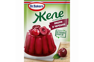 Желе со вкусом вишни и черешни 45гр. Dr.Bakers