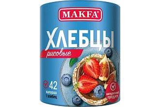 Хлебцы Макфа рисовые цельнозерновые 100г