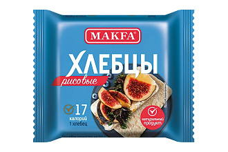 Хлебцы воздушные рисовые Макфа 60гр.