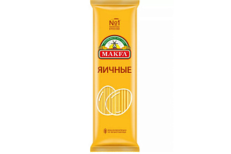Спагетти Яичные А в/с 450гр. Макфа