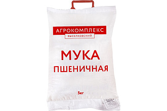 Мука пшеничная хлебопекарная высшего сорта, 10 кг Агрокомплекс