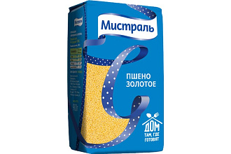 Крупа Пшено золотое Мистраль 900г 